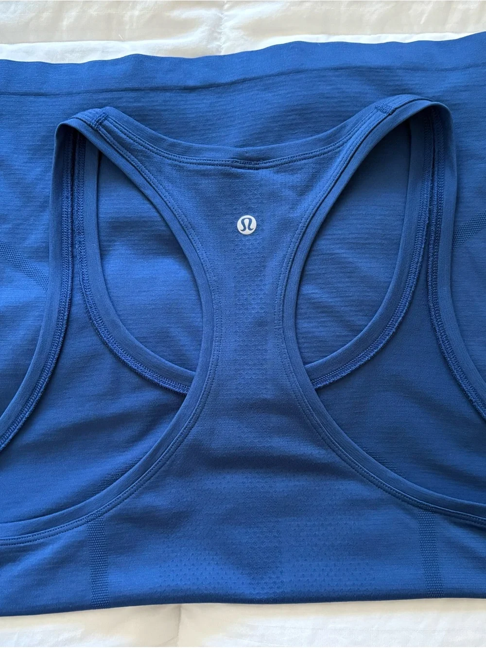 lululemon athletica Blue Racerback Tank Top